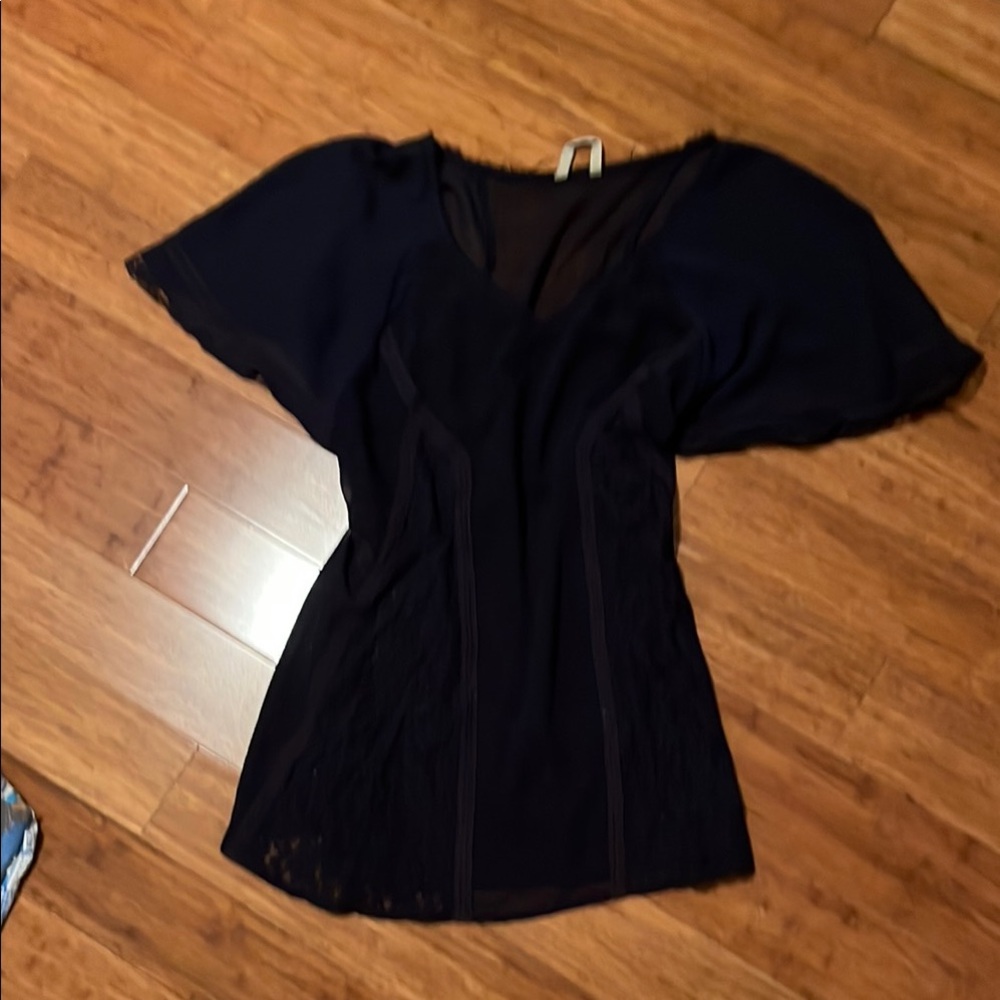 Free people tunic Elegant navy blue Women's Top
